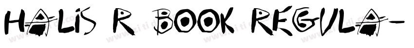 Halis R Book Regula字体转换